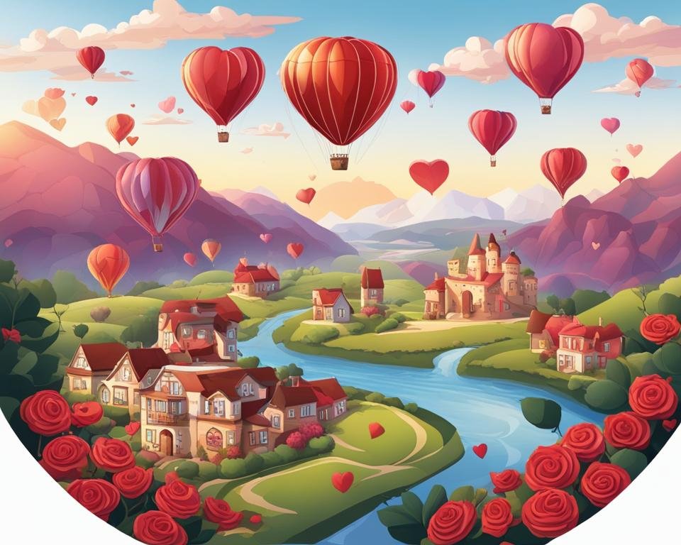 romantic hot air balloon puns